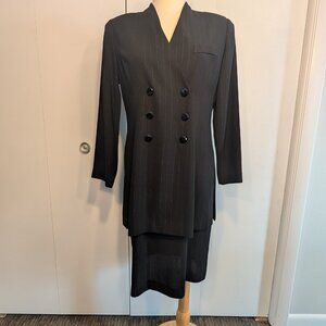 Leslie Fay Blazer Dress Dbl Breasted Size 14P